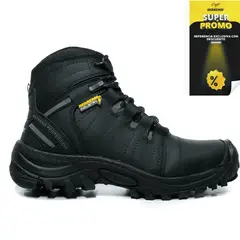 HERREROS - Bota Hombre Seguridad En Cuero - Herreros- Danger Pro Negro