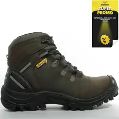 HERREROS - Bota Hombre Seguridad -Herreros- Danger pro Café