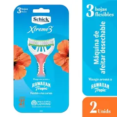SCHICK - Maquina Afeitar Xtreme3 Hawaiian X 2und