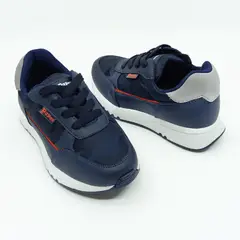 PAPOS - Tenis Niños Revenge Azul y Naranja - Zapatillas Niños - Azul