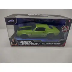 JADA TOYS - CHEVROLET CAMARO 1973 VERDE Rapidos y Furiosos de coleccion