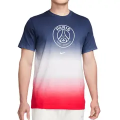 NIKE - Camiseta Psg Crest Ssl Tee-Blanco
