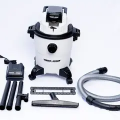 BLACK & WHITE - Aspiradora Inalambrica Recargable 15L SecoHumedo 18V 300W