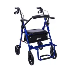 DRIVE - Caminador/silla Transporte 4 Ruedas Azul