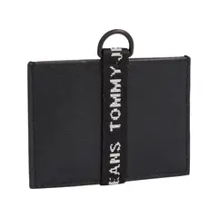 TOMMY HILFIGER - Tarjetero Con Logo Hombre Negro