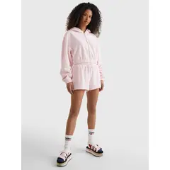 TOMMY HILFIGER - Bermudas Con Logo Mujer Rosa Tommy Jeans