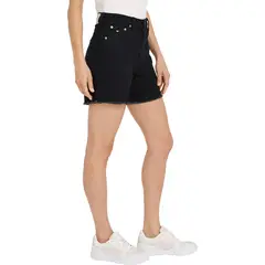 TOMMY HILFIGER - Shorts Jeans X Shawn Mendes De Cintura Alta Mujer Negro