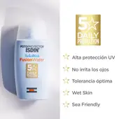 ISDIN - Fotoprotector Fusion Water Pediatrics Fps50+ X 50ml