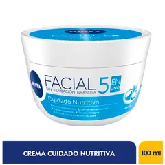 NIVEA - Crema Facial Cuidado Nutritivo 5 En 1 X 100ml