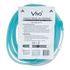 GENERICO - Canula Nasal De Oxigeno Vivo+ Pediátrica De 2mts