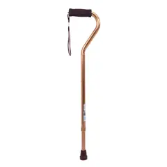 DRIVE - Baston Aluminio Color Bronce Mango Curvo
