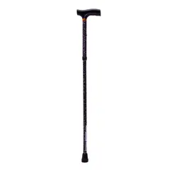 DRIVE - Baston Plegable Aluminio Negro Floral