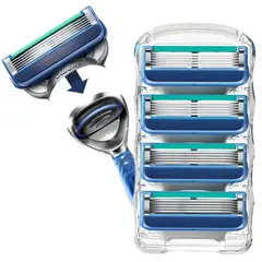 GILLETTE - 4 Cartuchos 5 Proglide repuestos originales
