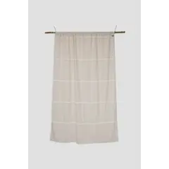 NOSSARENA - Cortina de tela color beige 1.40 x 2mt