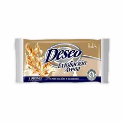 GENERICO - Jabón En Barra Deseo Avena x 110gr x 3 Unidades