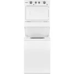 WHIRLPOOL - Torre de lavado a gas he 20kgs - blanca