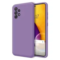 GENERICO - Funda estuche forro silicona case color lila para samsung a52