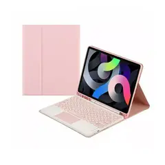 GENERICO - Forro estuche teclado samsung tab a8 10.5 x200 x205 2022 oro rosa