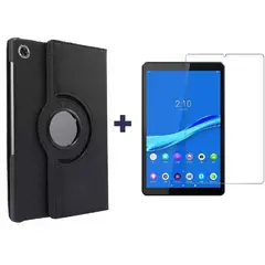 GENERICO - Estuche 360 tablet lenovo tab m10 hd 10.1 tb-x306f negro + vidrio