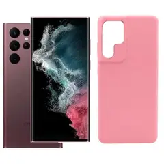 GENERICO - Silicone case estuche forro funda para samsung s23 ultra