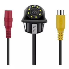 GENERICO - Camara De Reversa Redonda de 8 Luz Led Impermeable Angulo