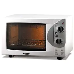 FISCHER - Horno Eléctrico Grill Autolimpiante de Mesa 44L Marca Blanco.