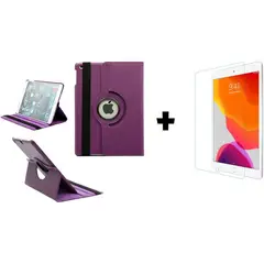 GENERICO - Estuche 360 ipad 10.2 2021 9 generación + vidrio templado