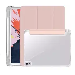 GENERICO - Estuche clear de lujo para ipad 10ma gen 10.9 2023 + soporte pencil