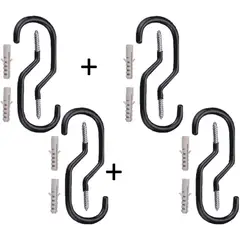 GENERICO - Gancho Colgar Bicicleta Pared Techo Soporte Organizador X 4