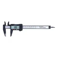 GENERICO - Calibrador Pie De Rey Digital Liviano En Fibra Carbono 150mm