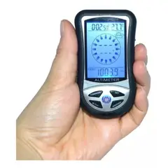 GENERICO - Altimetro Barometro 8 En 1 Teloj Termometro Brujula Digital