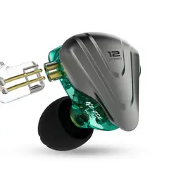 KZ - Audifonos Zsx Terminator Monitores In Ear CYAN con microfono