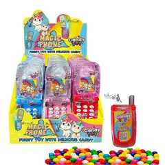 GENERICO - Dulces Juguetes Candy Toy Magic Phone Unicornio X 12 Uds