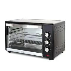 KALLEY - Horno Tostador K-HE46L 1600W Negro Rostizador Dorador