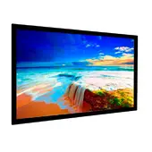 CINEX - Pantalla Marco de Lujo 240 X 140 Telon Formato 16:9