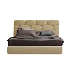 EKONOMODO COLOMBIA - Colchon Queen Pillow + Base Cama + Espaldar Esmeralda Taupe 160X190