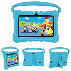 GENERICO - Tablet Kids Niños Azul 7 pulgada Cap 32GB Ram 3GB