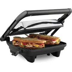 HAMILTON BEACH - Sanduchera Panini Press 25460 Plateado