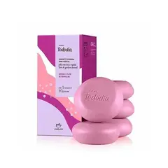 NATURA - Set de 5 Jabones barra Ciruela y flor de vainilla