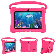 GENERICO - Tablet Kids Niños Rosada 7 pulgada Cap 32GB Ram 3GB