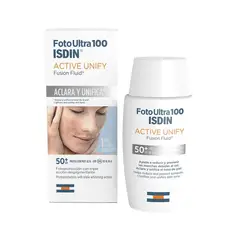 ISDIN - Protector Solar Despigmentante Foto Ultra Active Unify x 50 Ml