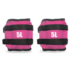 LAVEF - Pesas Para Muñecas y tobillos 10 Libras (5kg) Fucsia