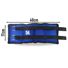 LAVEF - Pesas Para Muñecas y tobillos 10 Libras (5kg) Azul