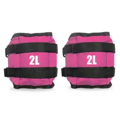 LAVEF - Pesas Tobilleras O Pesas Para Muñecas 4 Lbs.(2 Kg) Fucsia