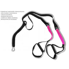 LAVEF - Bandas De Suspensión Para Ejercicios Alta Resistencia Fucsia