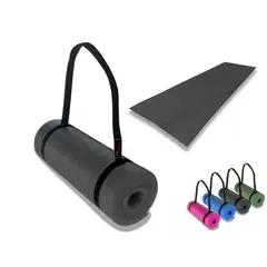 LAVEF - Colchoneta Basica Para Hacer Ejercicio Gimnasio Yoga Negra