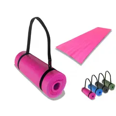 LAVEF - Colchoneta Basica Para Hacer Ejercicio Gimnasio Yoga Fucsia