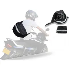 LAVEF - Bolso Transporte Casco Mochila Moto Impermeable Reflectivo