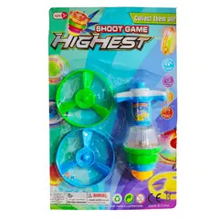 DAYOSHOP - Trompo Luces Lanzador Espiral Colores Divertido Juguete Niño