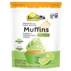 KARAVANSAY - Premezcla para hacer muffins sabor cheesecake de limon x500gr
